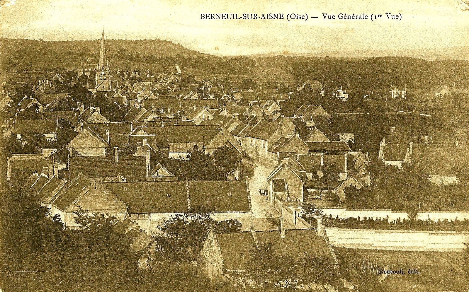 Photos et carte postales anciennes de BerneuilsurAisne Mairie de