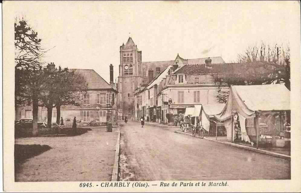 Photos et carte postales anciennes de Chambly Mairie de Chambly et sa