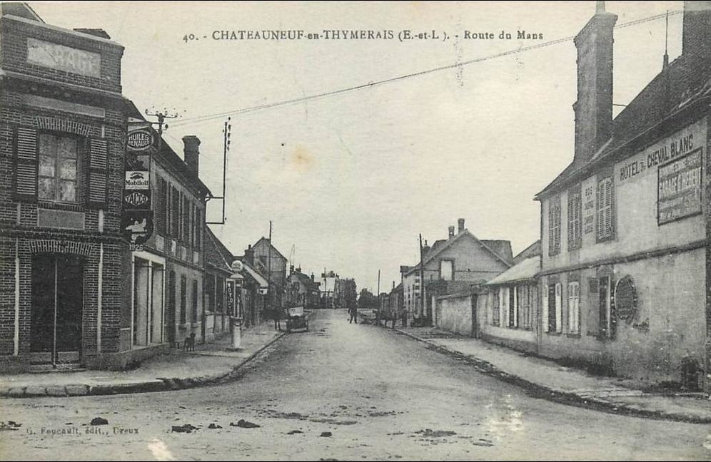 Photos et carte postales anciennes de ChâteauneufenThymerais Mairie
