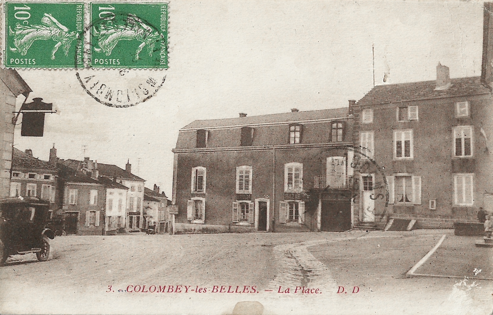 Photos et carte postales anciennes de ColombeylesBelles Mairie de
