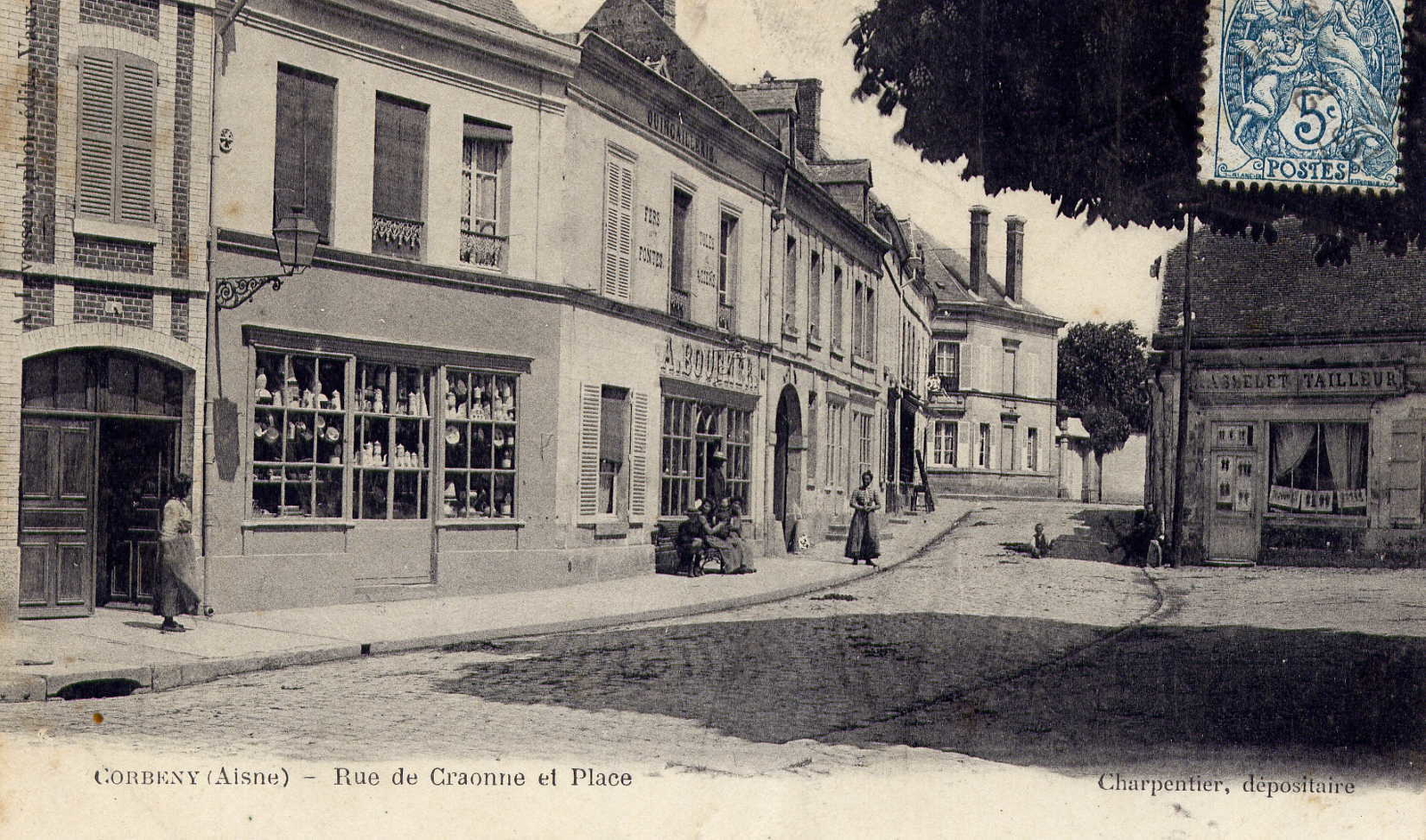 Photos et carte postales anciennes de Corbeny Mairie de Corbeny et