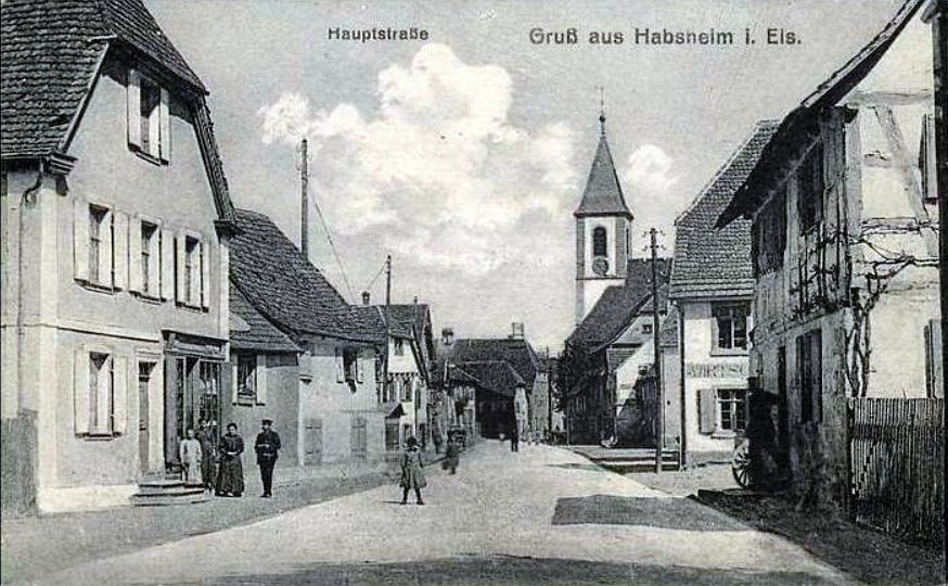 Habsheim Mairie de Habsheim et sa commune (68440)