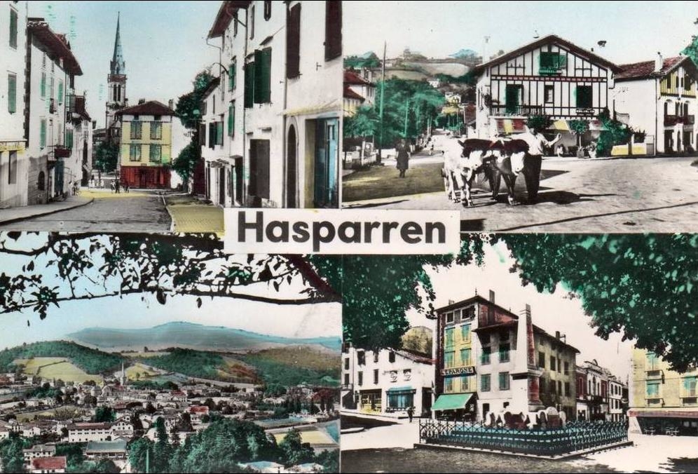 Photos et carte postales anciennes d'Hasparren Mairie d'Hasparren et