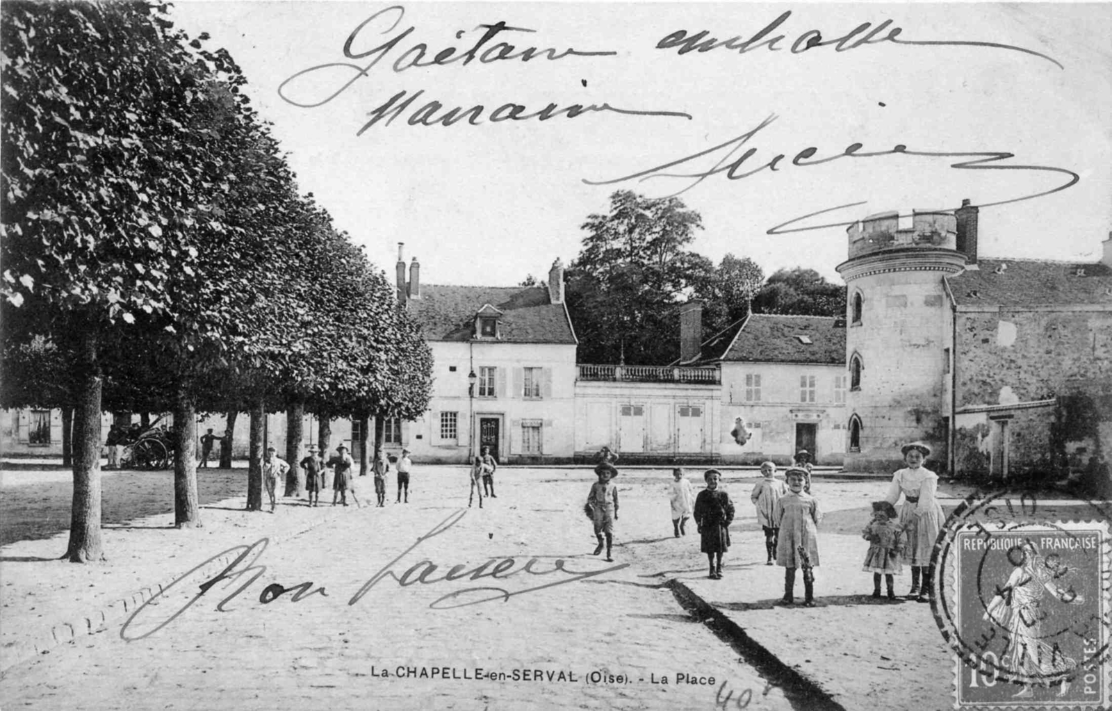 Photos et carte postales anciennes de la ChapelleenServal Mairie de