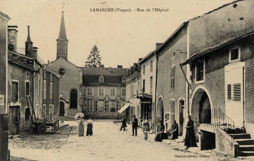 Photos et carte postales anciennes de Lamarche Mairie de Lamarche et