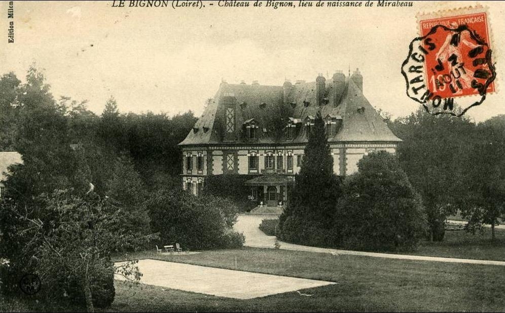 Photos et carte postales anciennes du BignonMirabeau Mairie du