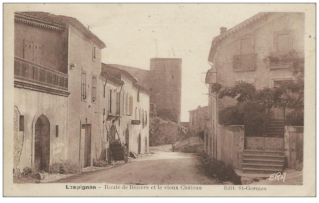 Photos et carte postales anciennes de Lespignan Mairie de Lespignan