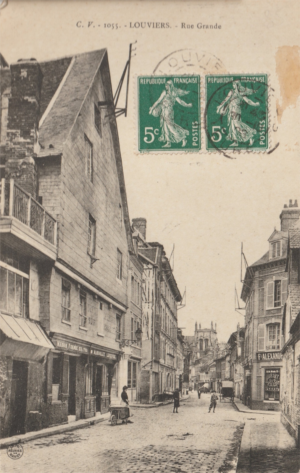 Photos et carte postales anciennes de Louviers Mairie de Louviers et