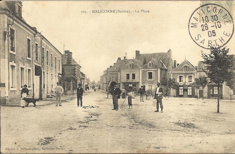 Photos et carte postales anciennes de MalicornesurSarthe Mairie de
