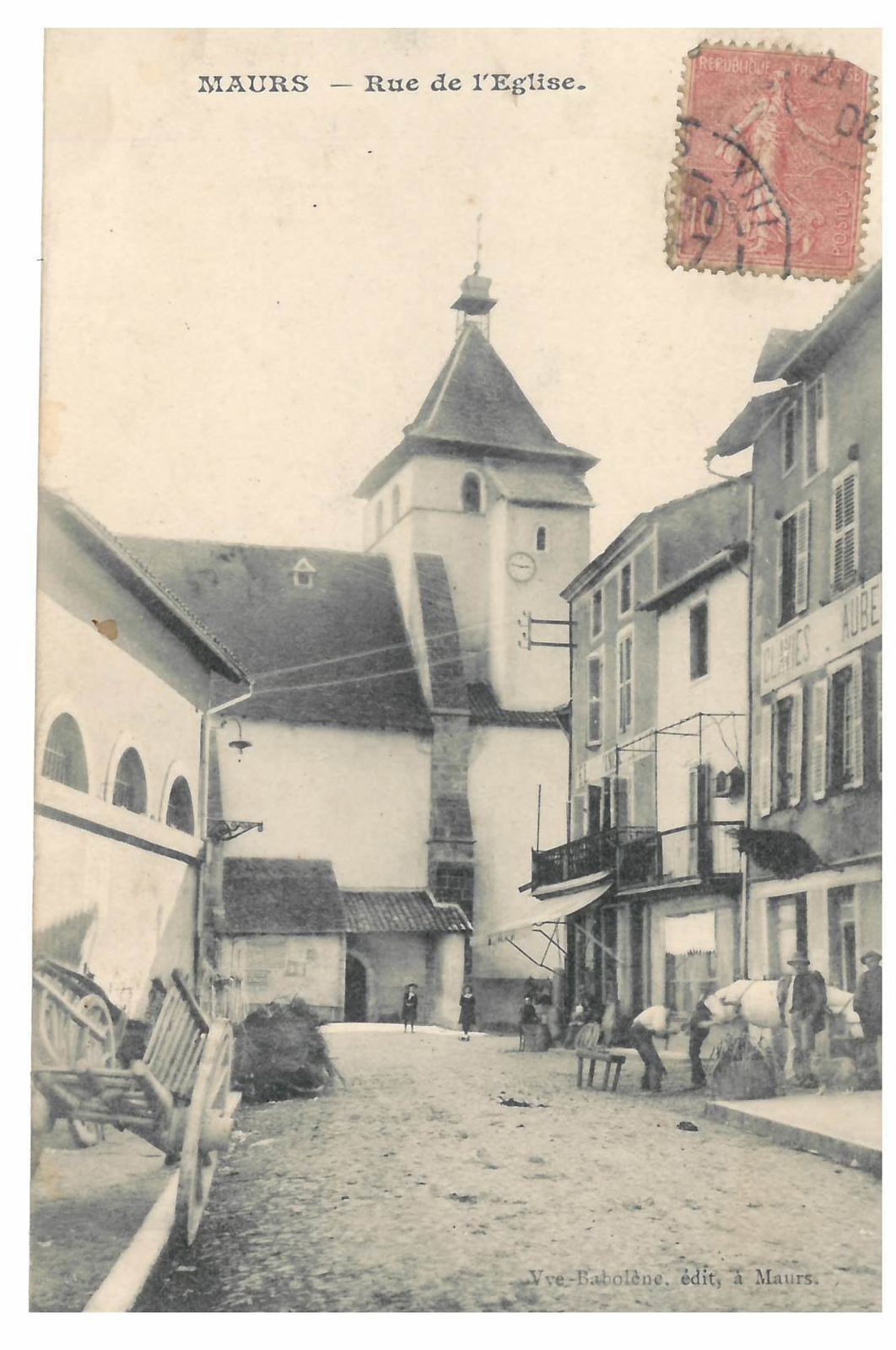 Photos et carte postales anciennes de Maurs, la Mairie de Maurs, sa