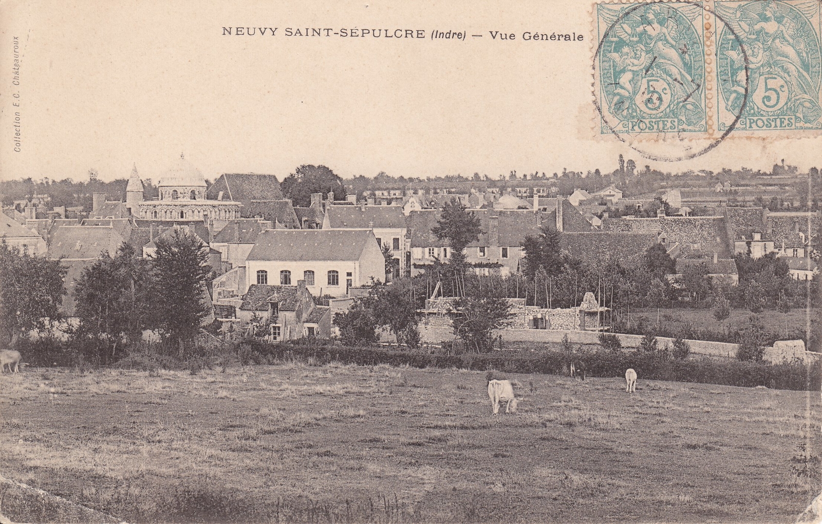Photos et carte postales anciennes de NeuvySaintSépulchre Mairie de