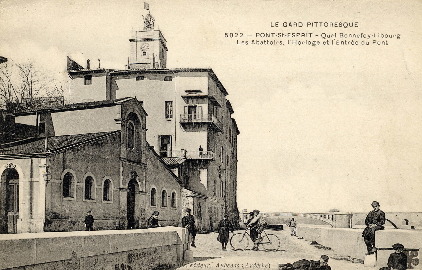 Photos et carte postales anciennes de PontSaintEsprit Mairie de