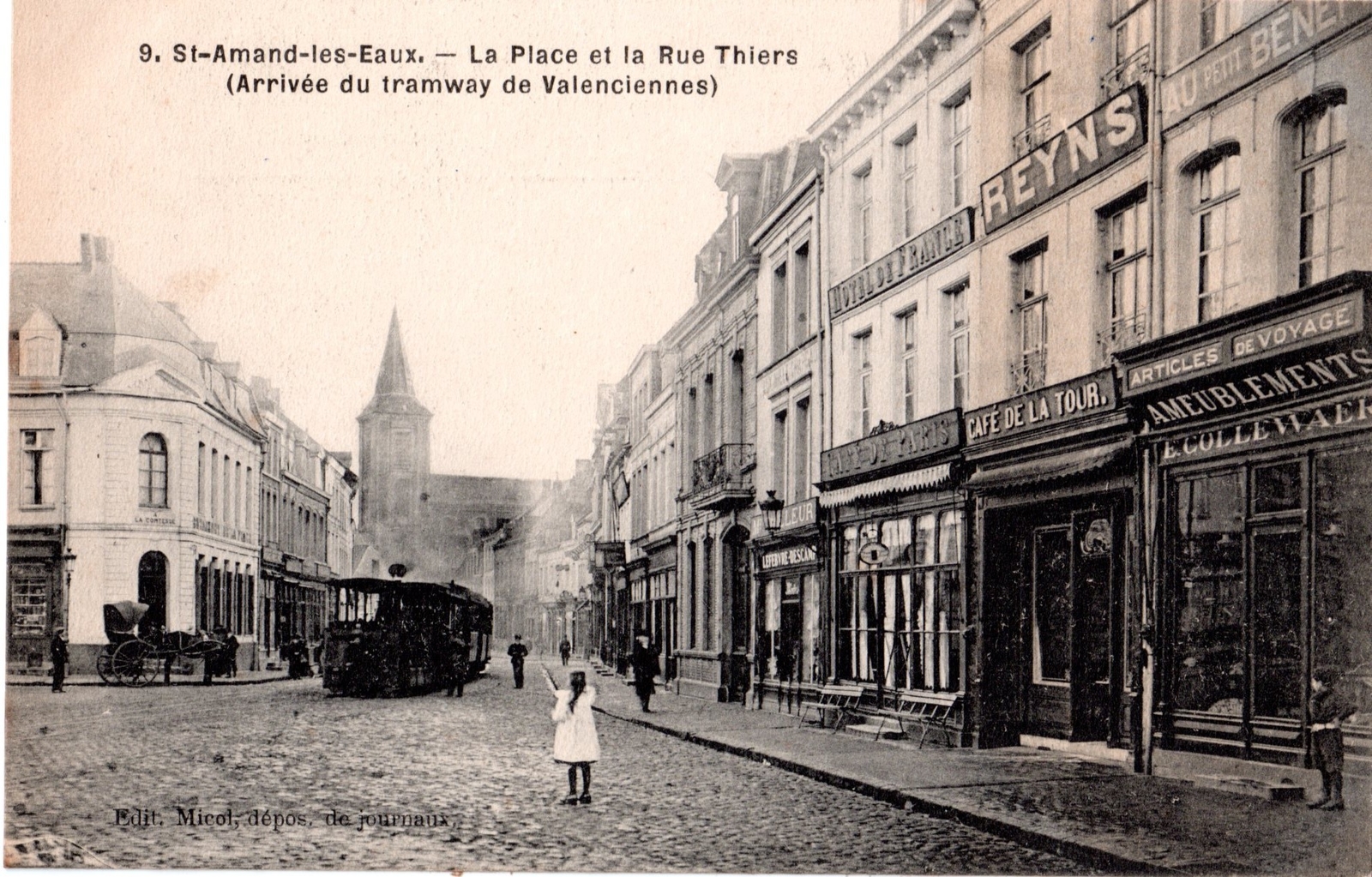 Photos et carte postales anciennes de SaintAmandlesEaux Mairie de