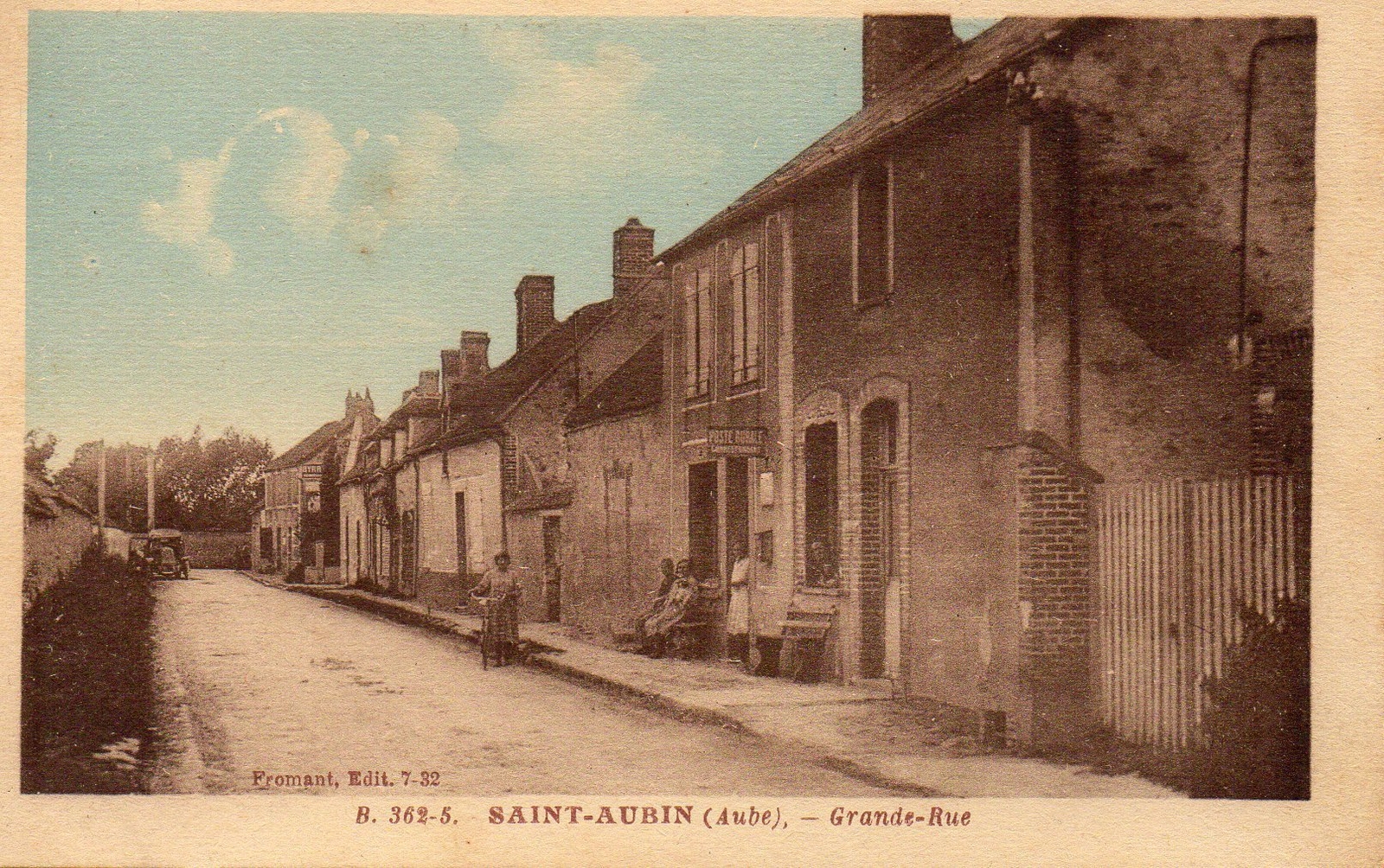 Photos et carte postales anciennes de SaintAubin, la Mairie de Saint