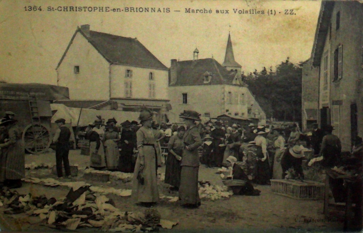 Photos et carte postales anciennes de SaintChristopheenBrionnais