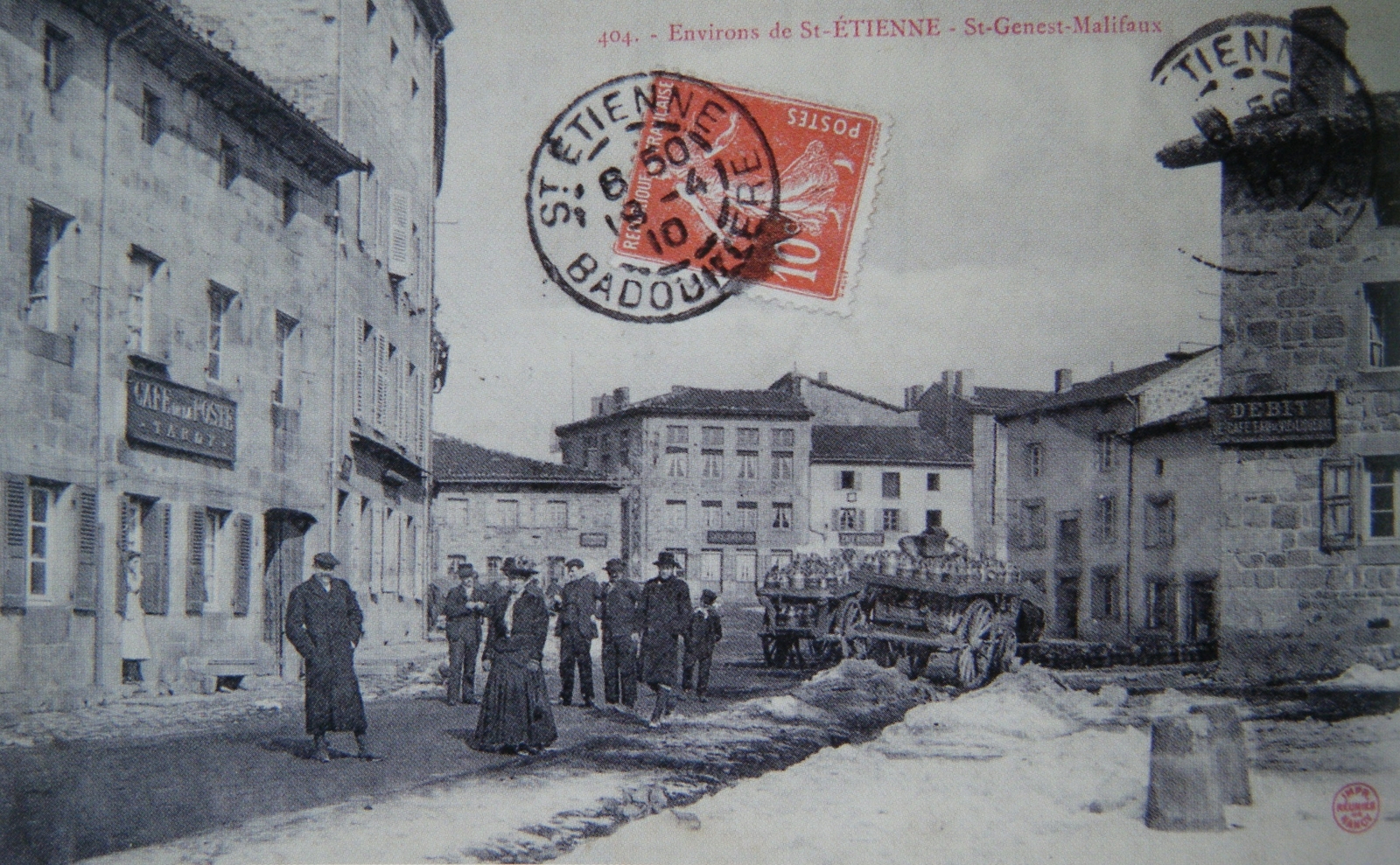 Photos et carte postales anciennes de SaintGenestMalifaux Mairie de