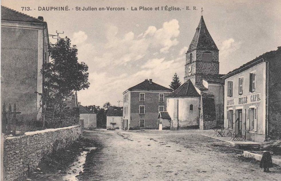 Photos et carte postales anciennes de SaintJulienenVercors Mairie