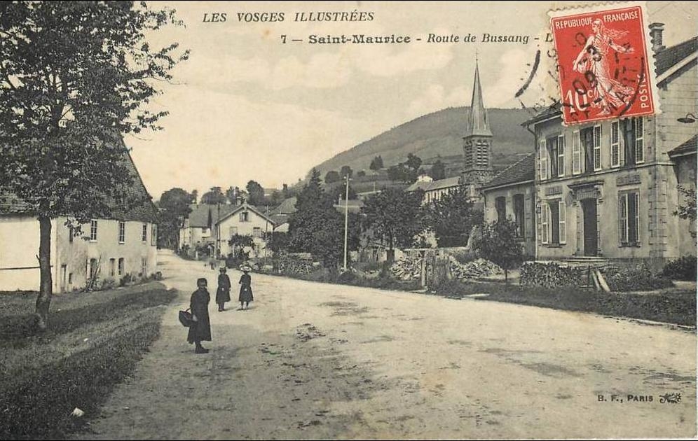Photos et carte postales anciennes de SaintMauricesurMoselle Mairie de SaintMauricesur