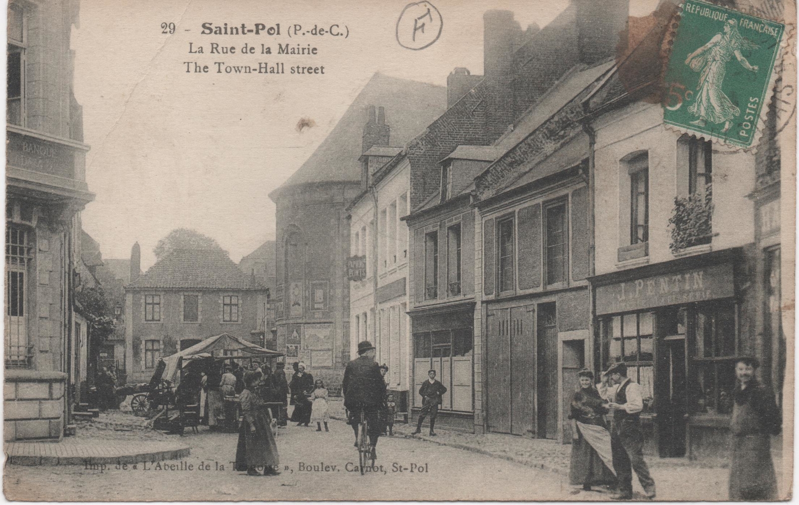Photos et carte postales anciennes de SaintPolsurTernoise Mairie de SaintPolsurTernoise