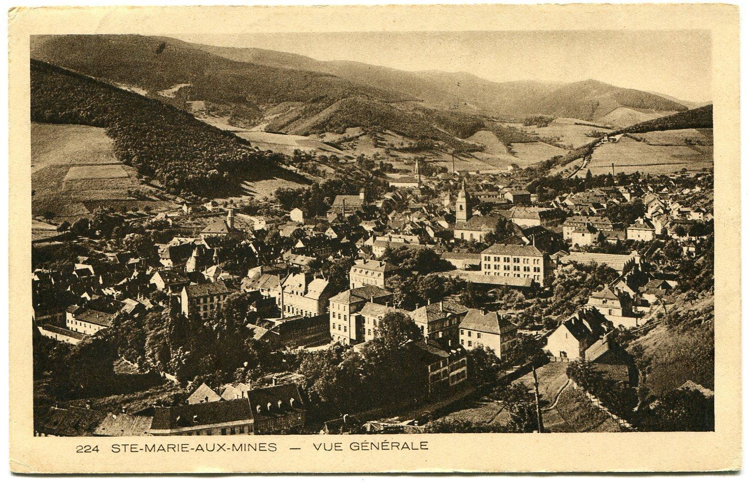Photos et carte postales anciennes de SainteMarieauxMines Mairie
