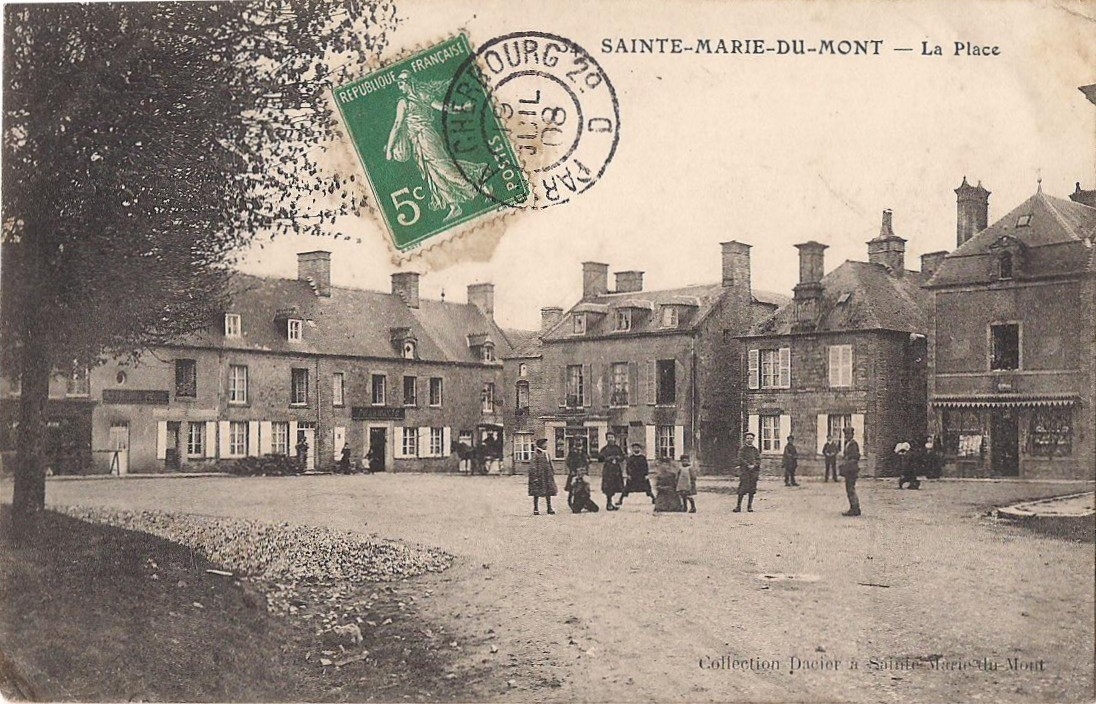 Photos et carte postales anciennes de SainteMarieduMont Mairie de