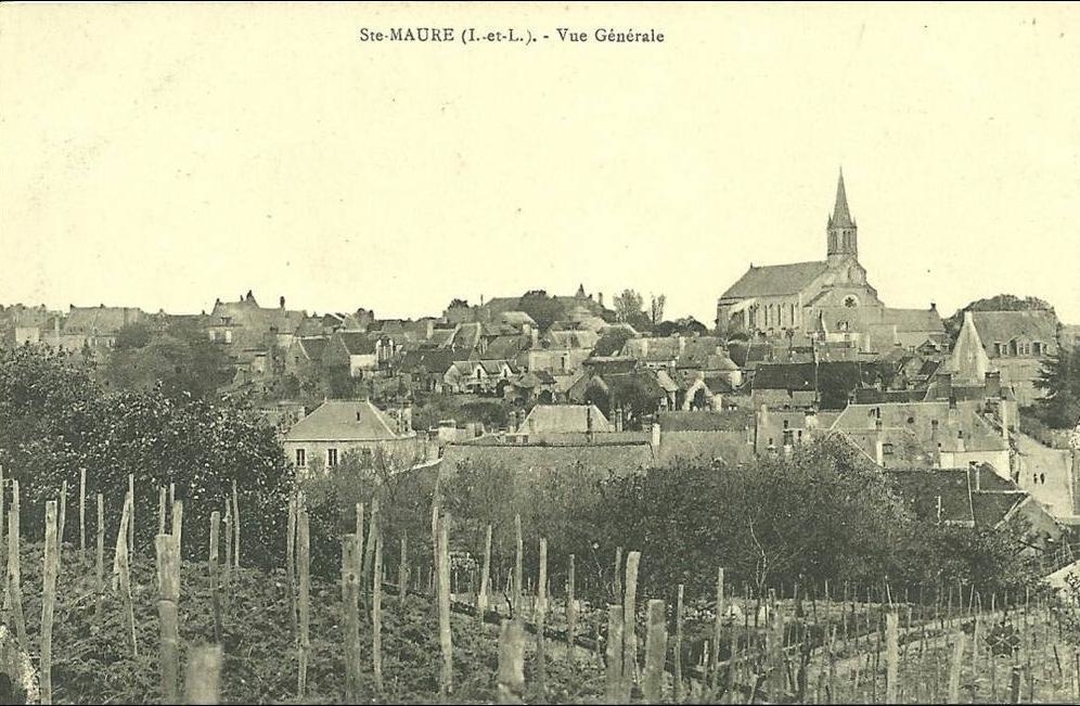 Photos et carte postales anciennes de SainteMauredeTouraine Mairie