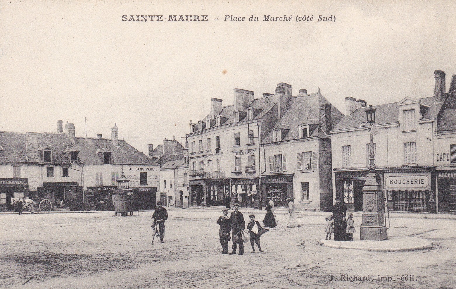 Photos et carte postales anciennes de SainteMauredeTouraine Mairie