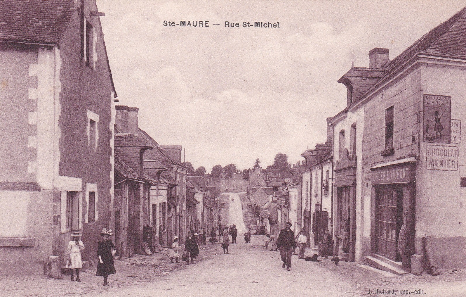 Photos et carte postales anciennes de SainteMauredeTouraine Mairie