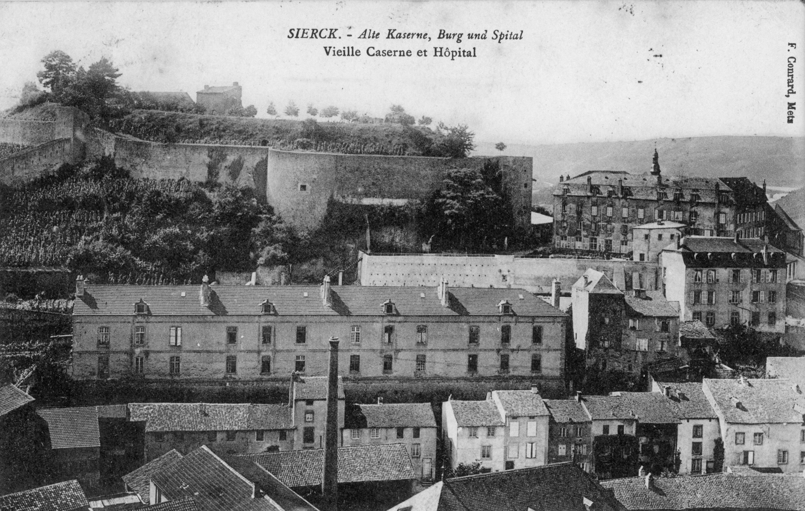 Photos Et Carte Postales Anciennes De Sierck Les Bains Mairie De Sierck Les Bains Et Son Village