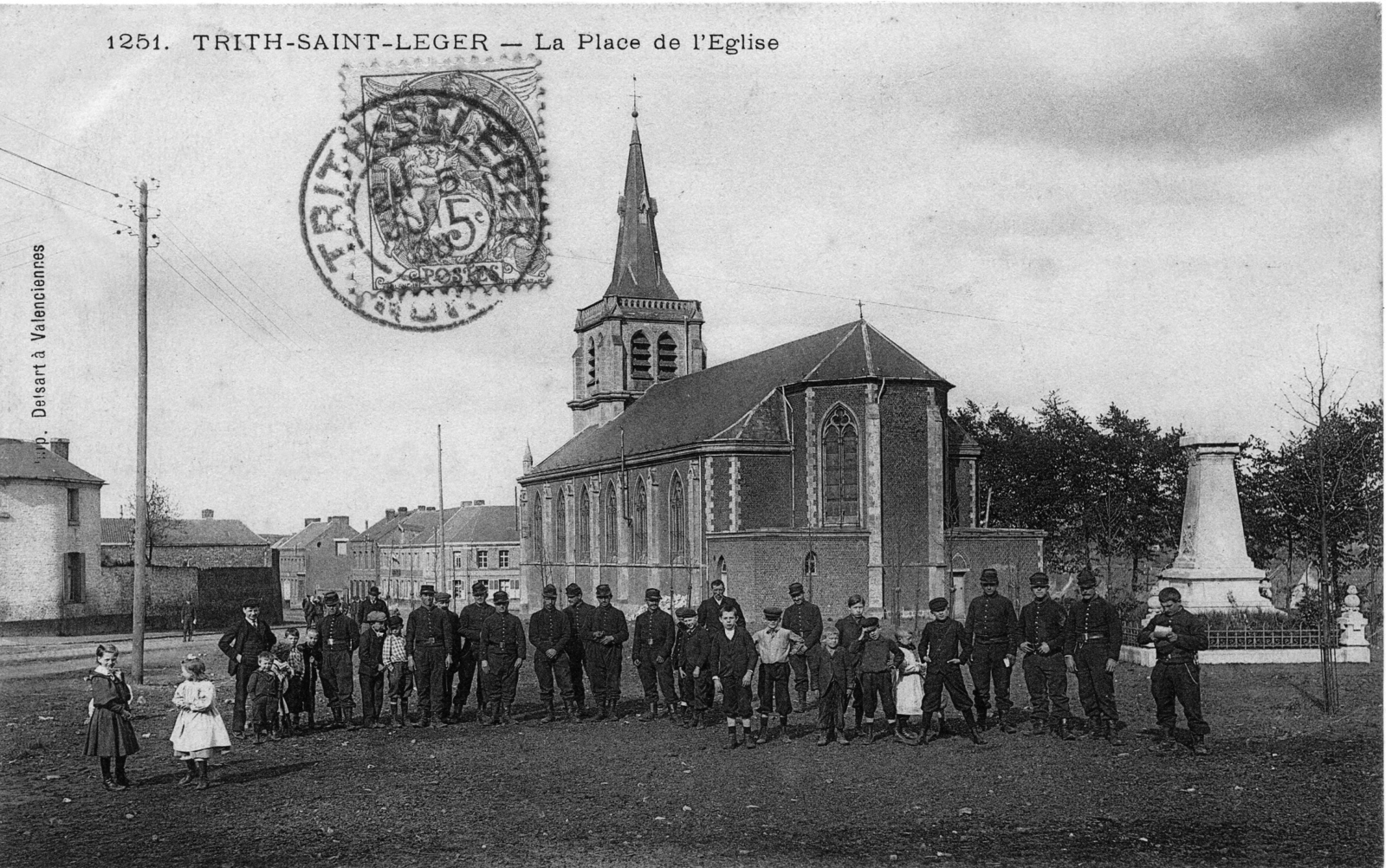 Photos et carte postales anciennes de TrithSaintLéger Mairie de TrithSaintLéger et sa ville