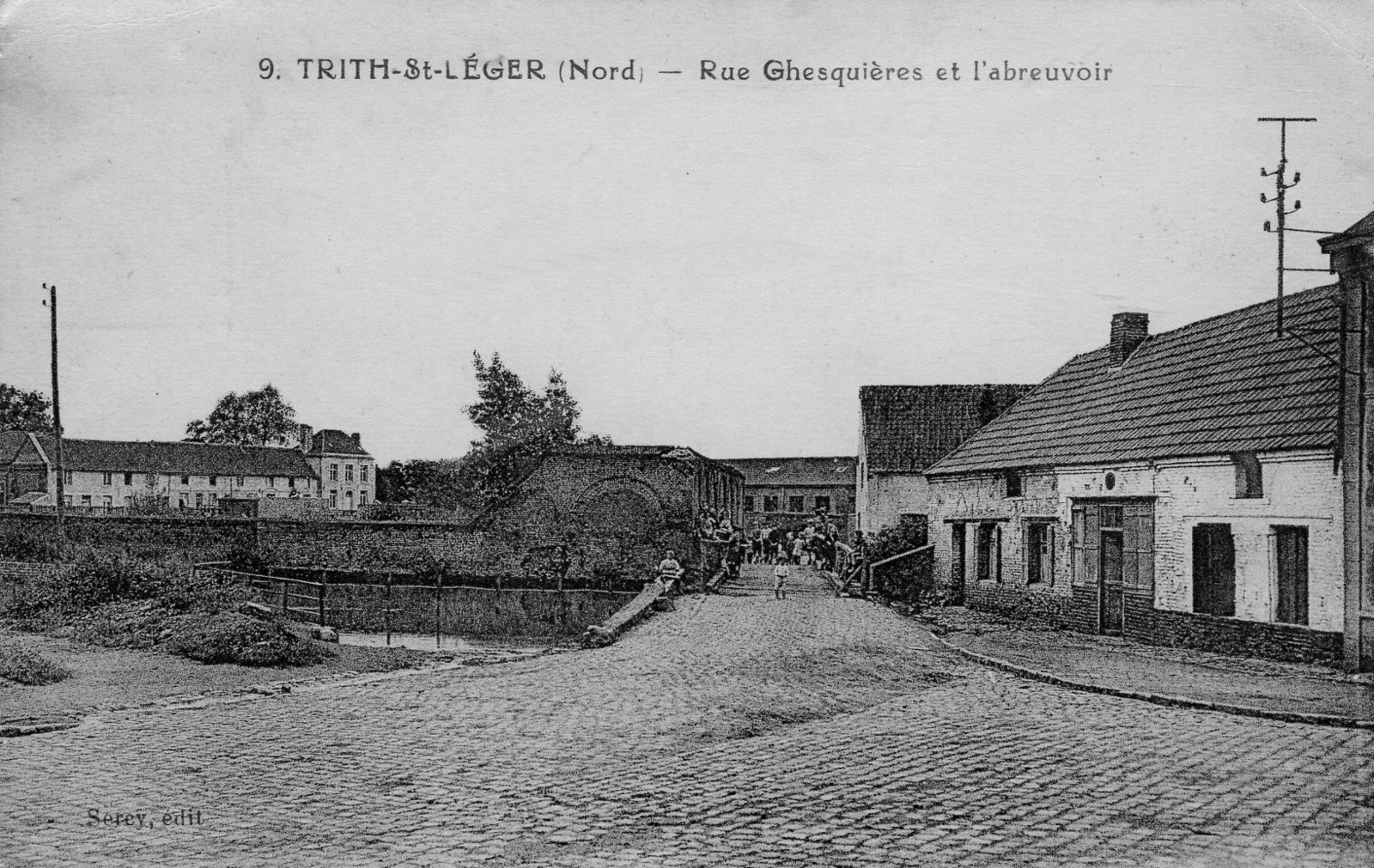 Photos et carte postales anciennes de TrithSaintLéger Mairie de TrithSaintLéger et sa ville