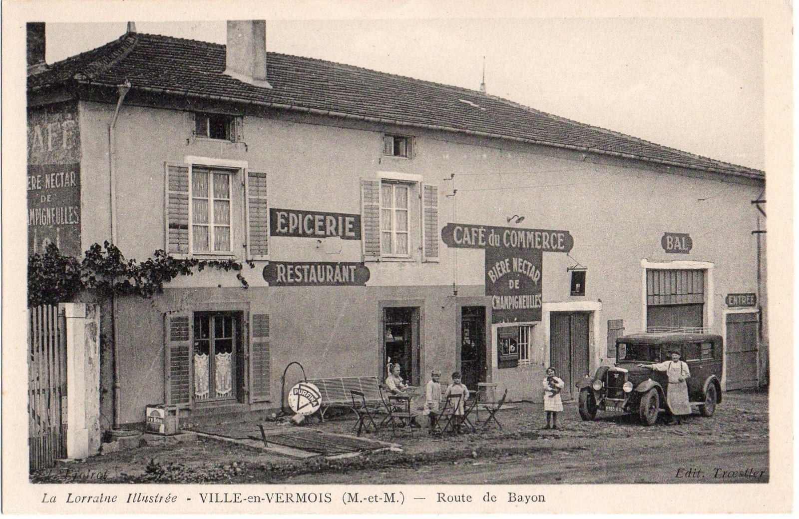 Photos et carte postales anciennes de VilleenVermois, la Mairie de