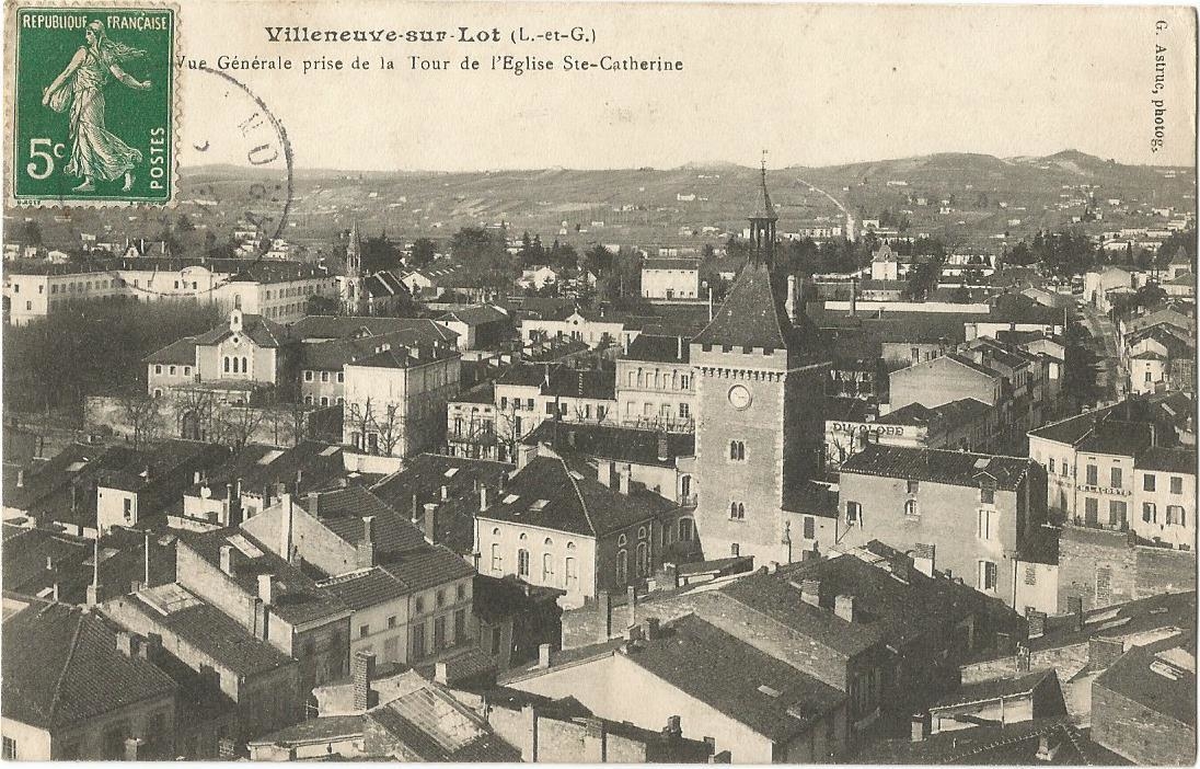 Photos et carte postales anciennes de VilleneuvesurLot Mairie de VilleneuvesurLot et sa ville