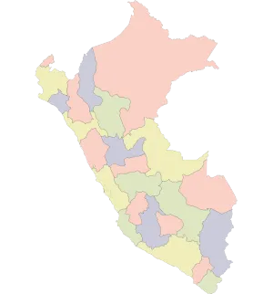 24 departamentos peruanos y una provincia constitucional