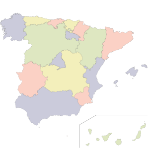 Lista de comunidades y ciudades autónomas de España
