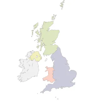 UK countries and territories