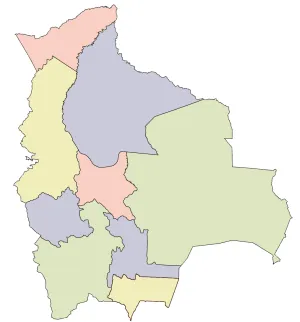 Los 9 departamentos bolivianos
