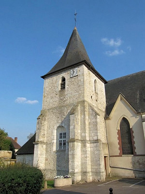 Église SaintJust à SaintJust (27950) Mairie de SaintJust et son